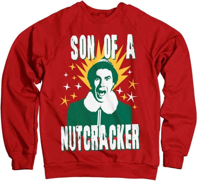 Elf - Son Of A Nutcracker Sweater/trui - S - Rood