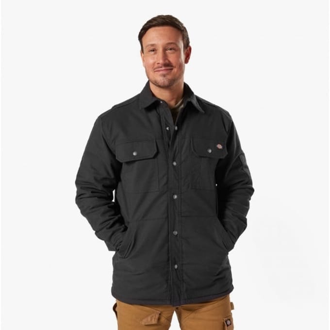 DUCK Heren Shirtjack Zwart