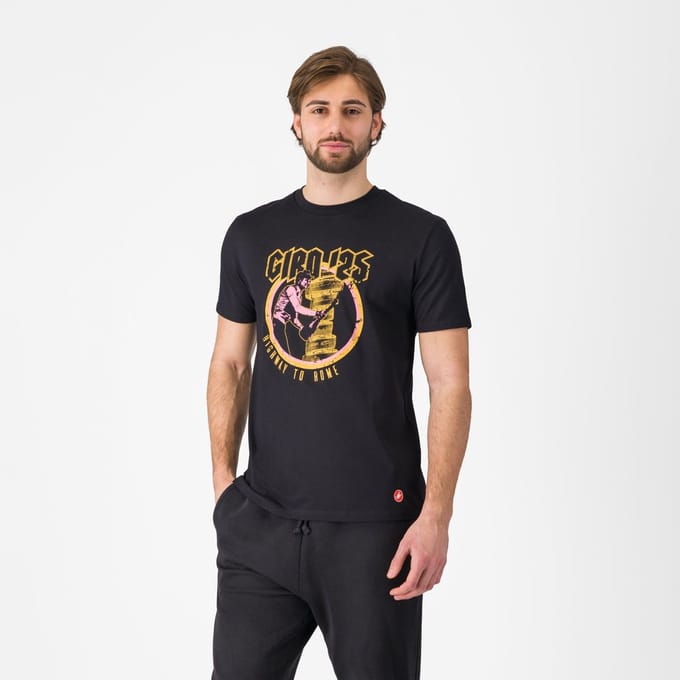 Castelli T-SHIRT HIGHWAY TO ROME NERO - Mannen - maat XL