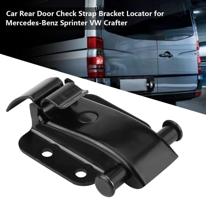Auto Auto Achterdeur Controle Riem Beugel Locator voor MercedesBenz Sprinter Crafter A906760042 black