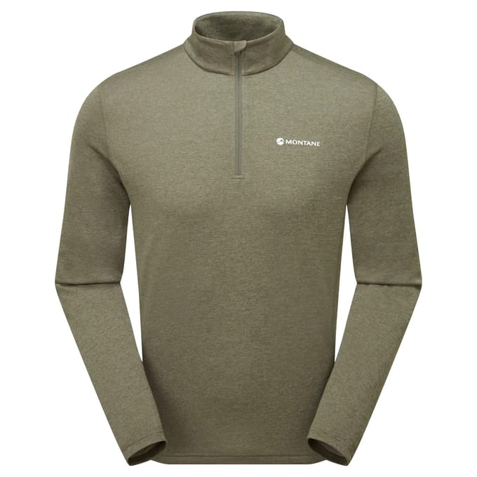 T-shirt met halve rits en lange mouwen Montane Dart