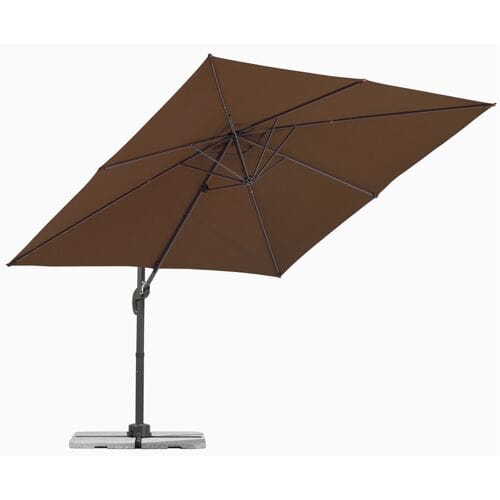 SCHNEIDER Zweefparasol Valencia 250 x 250 cm (Mokka)