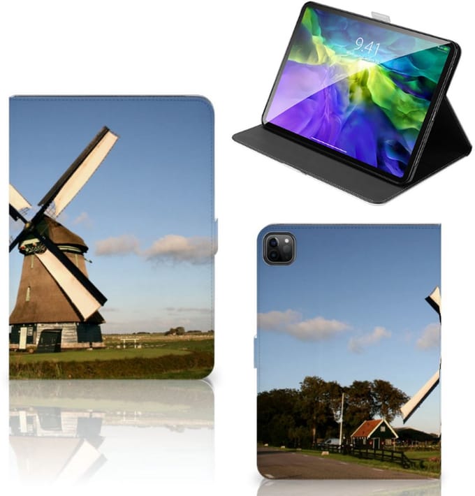 Book Case voor iPad Pro 11 2020/2021/2022 Tablet Flip Case Molen
