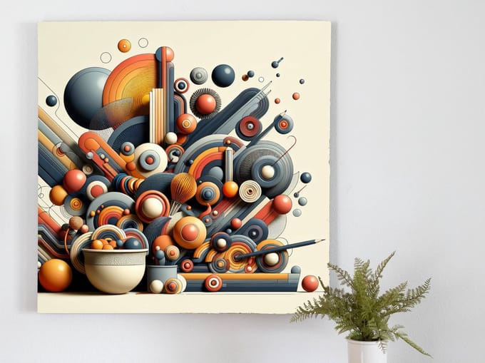 Kunstprint | Wanddecoratie | Dibond | 80 × 80 cm