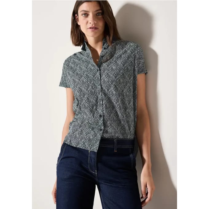 Gedessineerde blouse