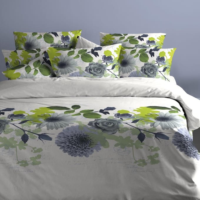 Damai Granada Dekbedovertrek - Eenpersoons - 140x200/220 cm - Blue