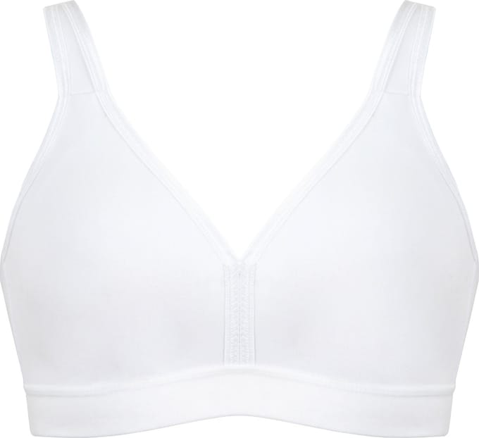 Naturana - Katoenen soft bh - 86021 - Wit - 100D