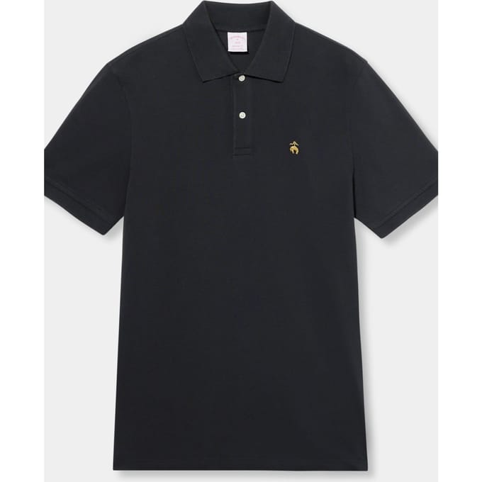 Brooks Brothers Basic Pique Polo Black Größe: S | Poloshirts Outlet | Herren | Schwarz