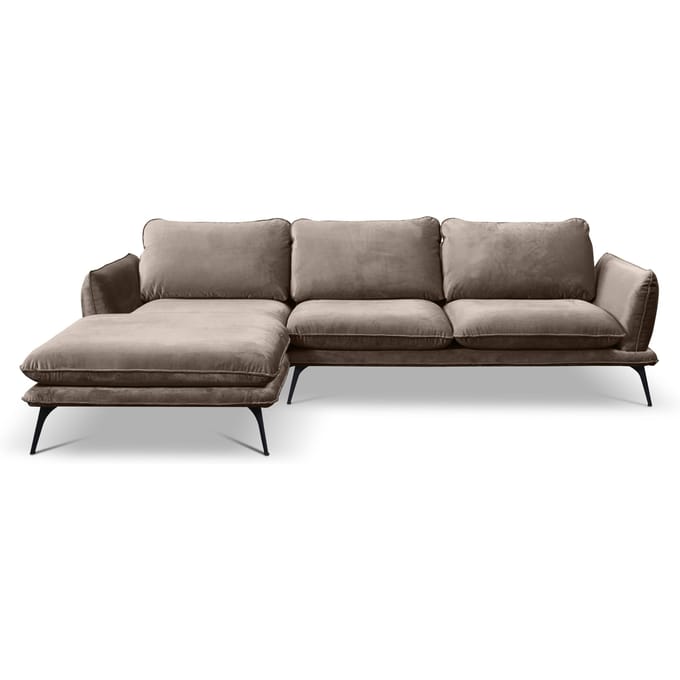 Hoekbank Piemonte links velvet | NADUVI Collection