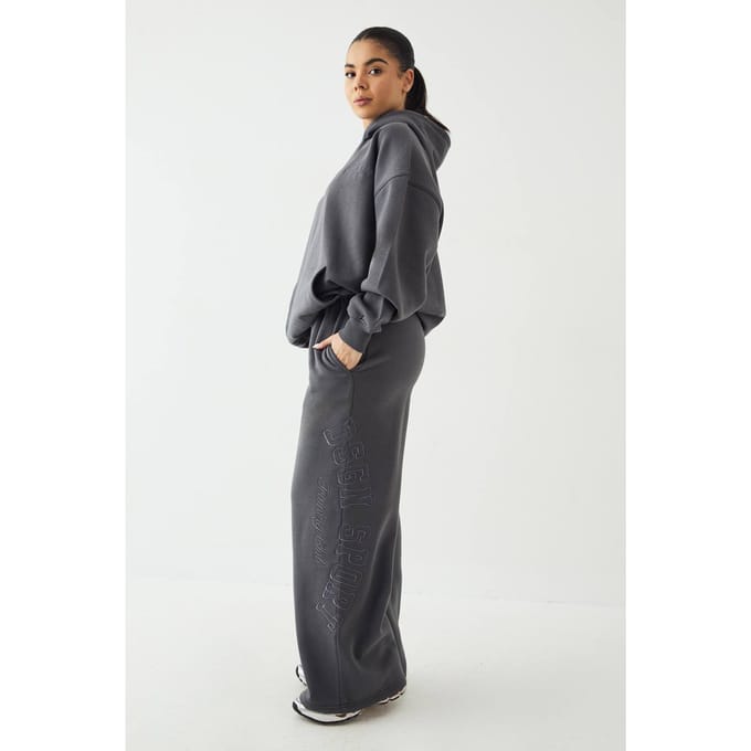 Dames DSGN Studio Sport Training Club Rechte Pijp Jogger | Houtskool | Maat: XL