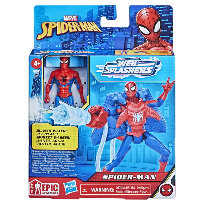 Hasbro Spider-Man Aqua Web Warrior Actiefiguren en superhelden