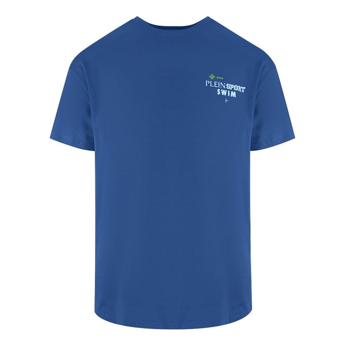 Korte Mouwen T-shirt in Donkerblauw