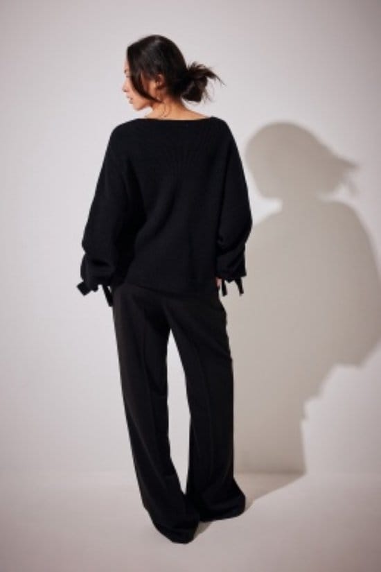 NA-KD  - Maat XS - Drawstring Knitted Sweater Dames Trui