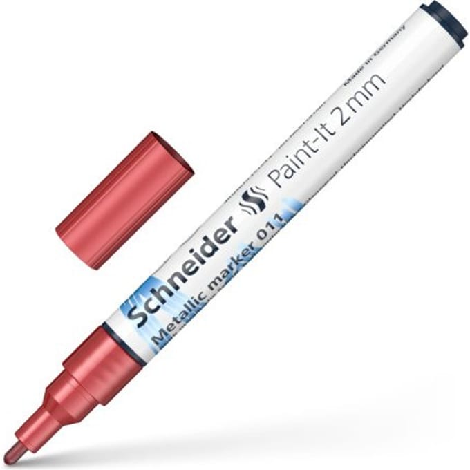 Schneider metallic marker - Paint-It 011 - 2mm - rood metallic - S-ML01101124