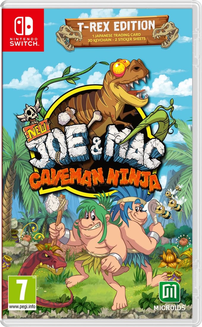 New Joe & Mac: Caveman Ninja - T-Rex Edition - Nintendo Switch - Platformgame