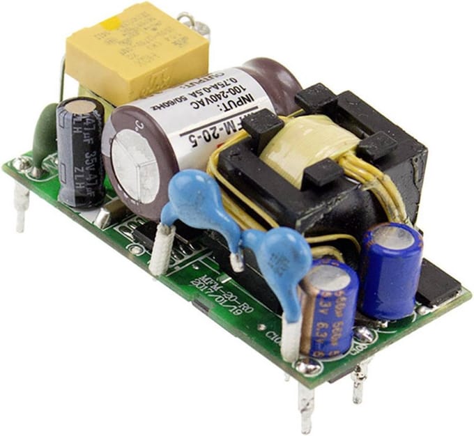 Mean Well MFM-20-12 Schakelnetvoedingsmodule 12 V/DC 1.8 A 21.6 W