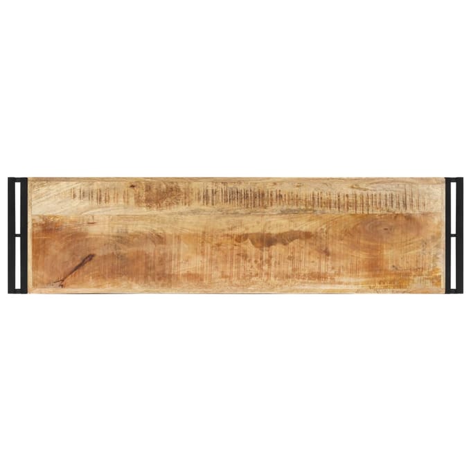 vidaXL - Wandtafel - 120x30x75 - cm - ruw - mangohout