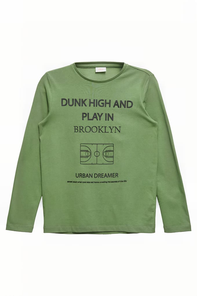s.Oliver Junior T-shirts Green Talla: M | Chalecos Outlet | kids | Verde