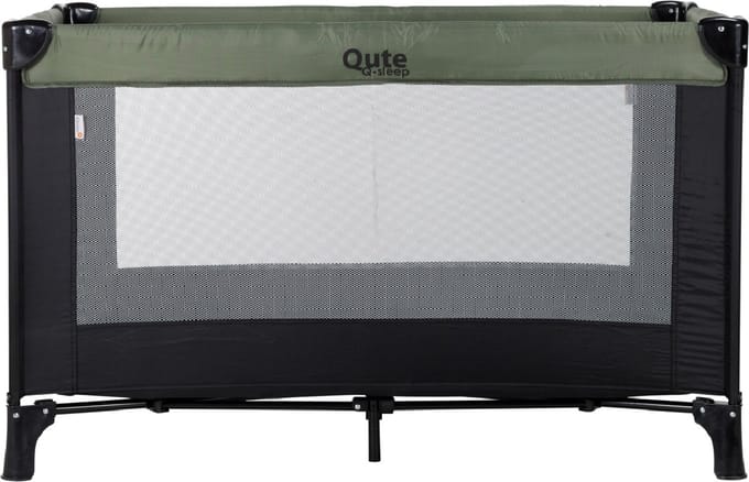 Qute Q-Sleep Campingbedje Olijfgroen / Zwart