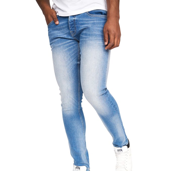 Crosshatch Heren Barbeck Slim Jeans (Lichte wasbeurt)