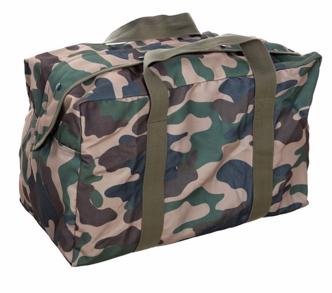 Pilotentas canvas woodland camo