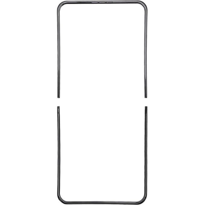 LCD Scherm Middenframe Bezel Telefoonscherm Vervangingsframe Plastic met Gereedschap voor Galaxy Z Flip 5 gray