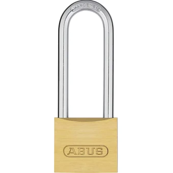 Abus Hangslot Met Sleutel Tkb3/40hb63 - Massief Messing Voor Poort - Behuizing 40mm, Beugel 63mm