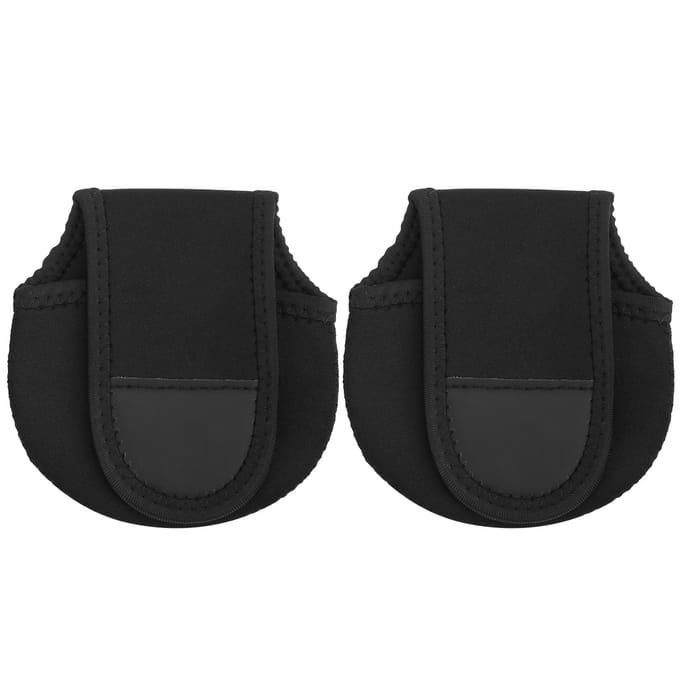 Lot de 2 housses de protection pour moulinet Baitcasting - Étanches black