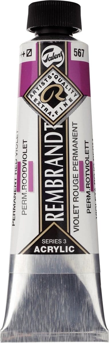 Rembrandt Acryl Verf Serie 3 Perm. Red Violet (567)