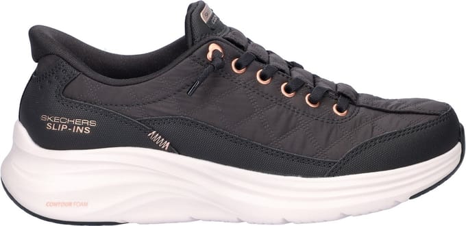 Skechers CONTOUR FOAM - GOLDEN HOUR Dames Instappers - Zwart