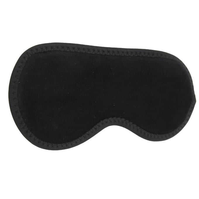 Magneet Oogmasker Thuis Reizen Slaap Micro Velours Zacht Flexibel Strakheid Verstelbaar Oogschaduw black