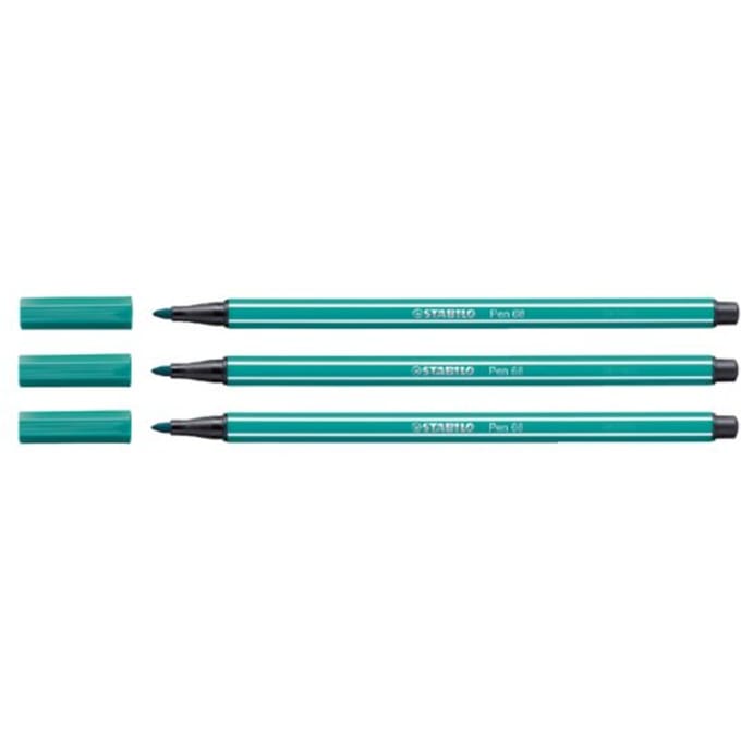 STABILO Pen 68 - Premium Viltstift - Turks Blauw - per stuk