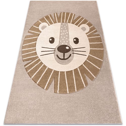 Kleden Rugsx KIDDO tapijt 4424 beige / crème, Leeuw 80x150 cm