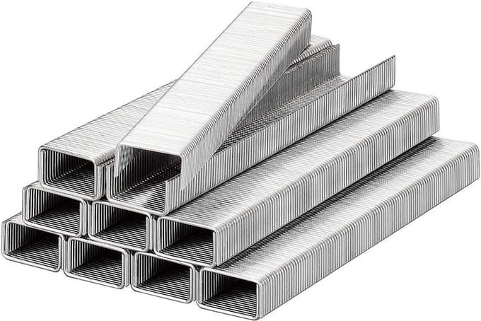 Platte nietjes type 052/352 met C-punt voor nietpistolen