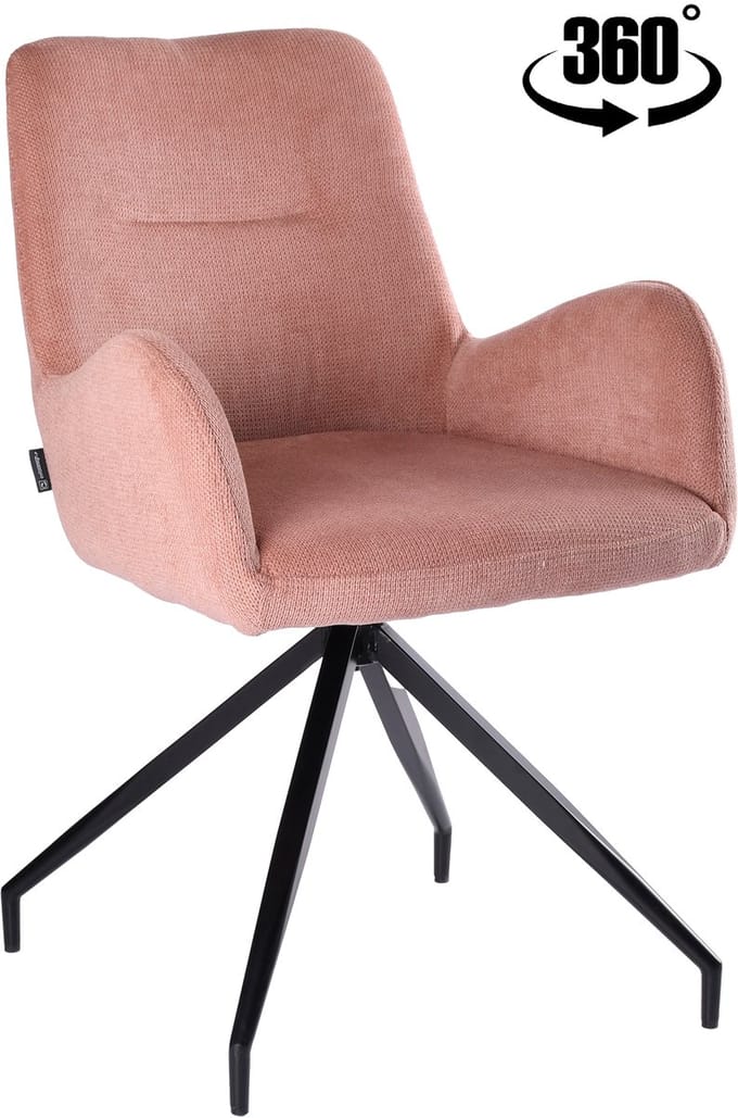 ExitoDesign KEMAL - Bureaustoel - Roterend - Roze Stof