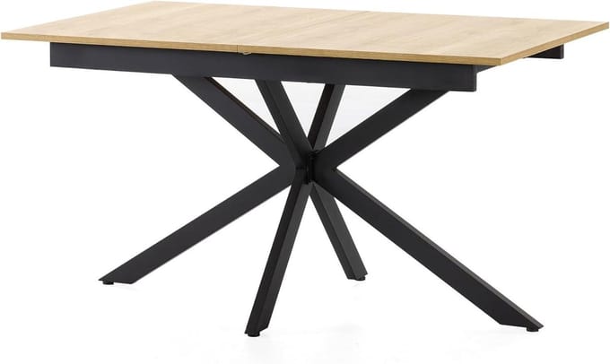 Uitschuifbare Eettafel - Eettafel Oak - Gezellig Tafelen - Verstelbare Lengte - 180 cm - Eikenkleur