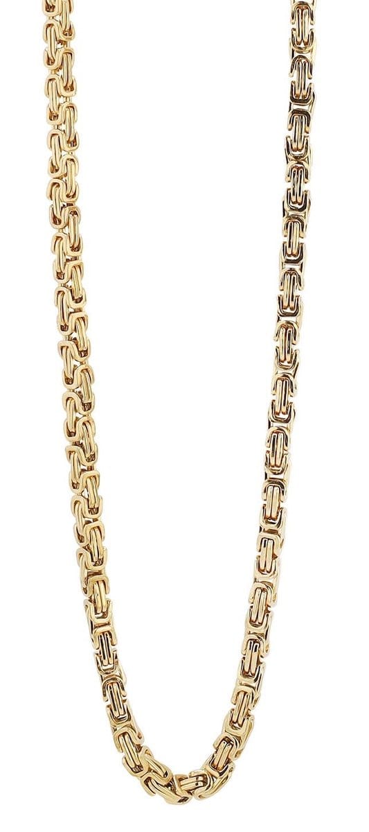 AKZENT Akzent Unisex Kette Evadne, goldfarbig, hautverträglich