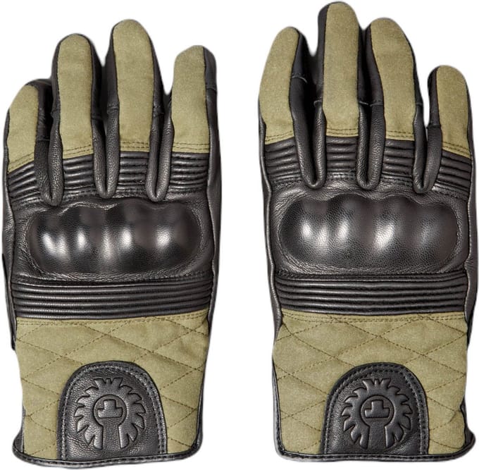 Belstaff Hampstead Zwart Groene Handschoenen - Handschoen