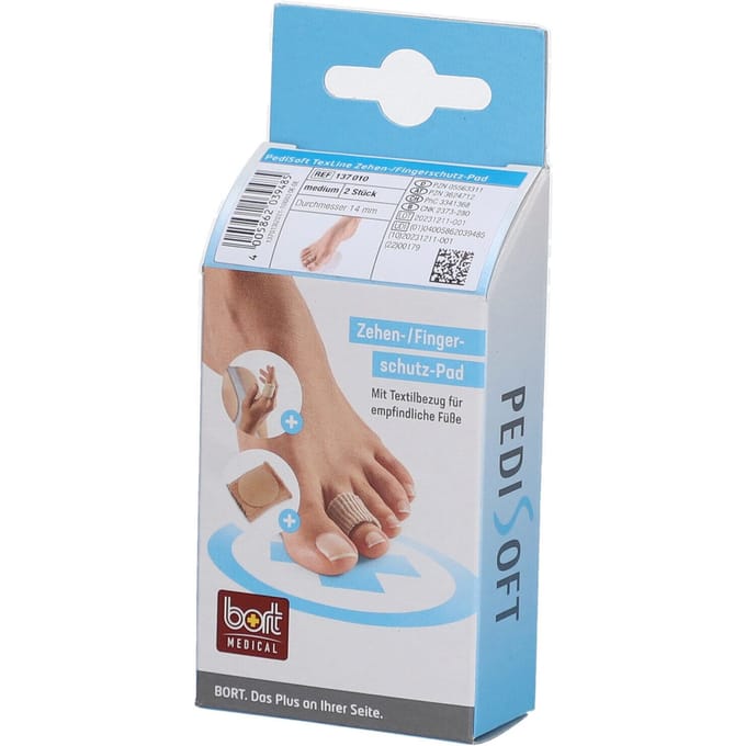 Bort Pedisoft Texline teen/ vinger verband 137010, 1 paar, Medium