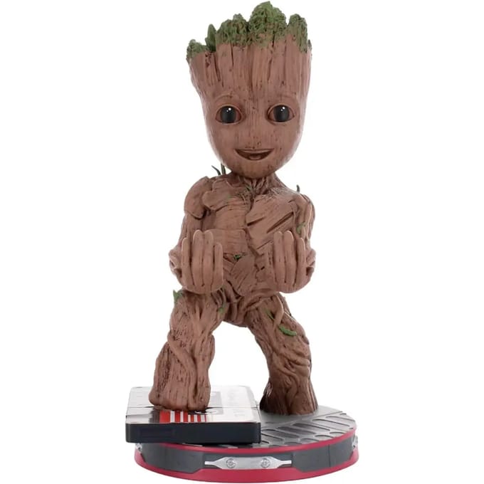Guardians of the Galaxy - Smiley Groot - figurine standaard voor telefoon | controller | oplaadcase (Cable Guys Original)