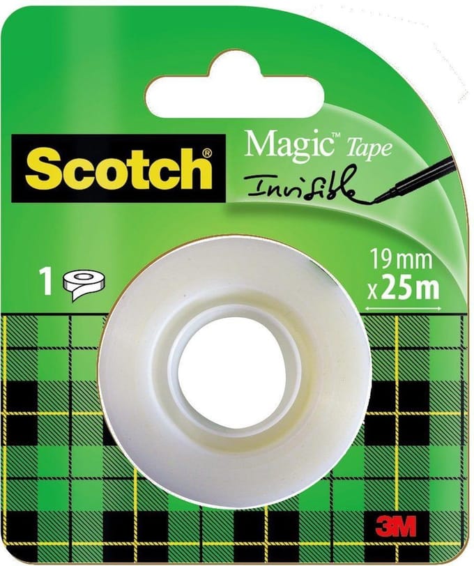 Scotch FT-5100-4921-4 8-1925R Plakband Scotch Magic 810 Transparant (l x b) 25 m x 19 mm 1 stuk(s)