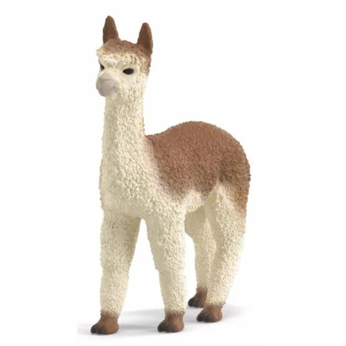 Schleich boerderijdier alpaka knuffelbaar speelfiguur PVC.