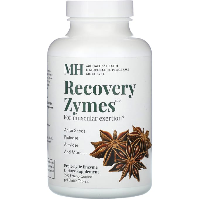 Michael's Naturopathic, Recovery Zymes, 270 Maagsapresistente, pH-Stabiele Tabletten