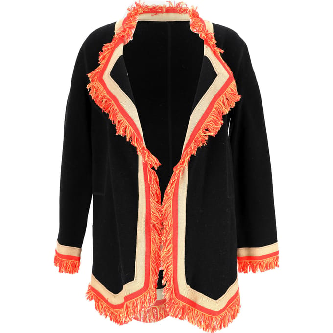 Bottega Veneta Franjetrim Blazer in Multicolore Katoen