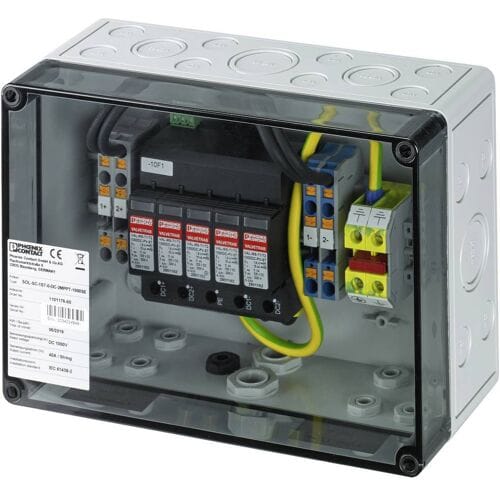 Phoenix PV Overspanningsbeveiliging Behuizing TYPE 2 DC +/- 2 MPPT Terminal