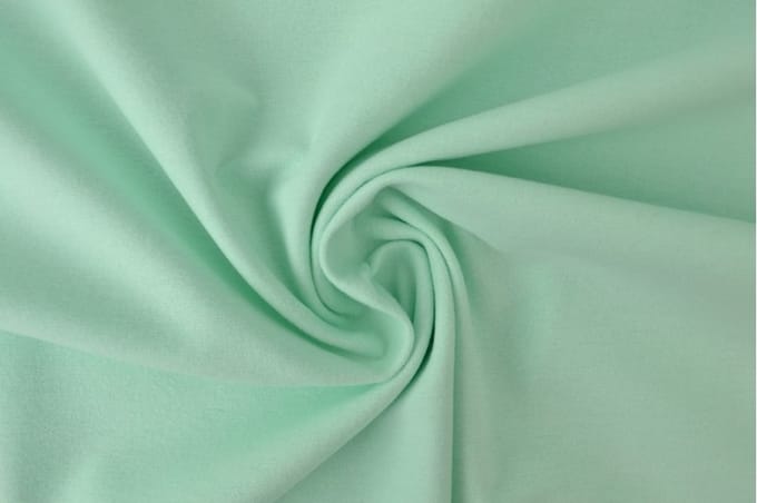 Molton stof - Licht mint - 1 meter - Per meter - 150cm breed