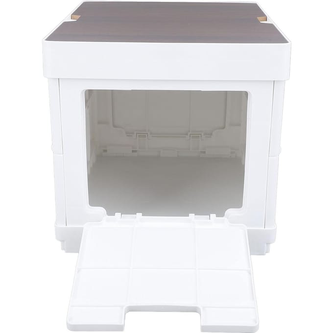 16.7L Grote Capaciteit Opvouwbare Opbergbak Multifunctionele Opbergdoos Kledingkast Organizer gray