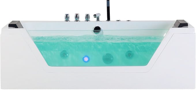 SAMANA - Whirlpool - Wit - 71 x 153 cm - Acryl