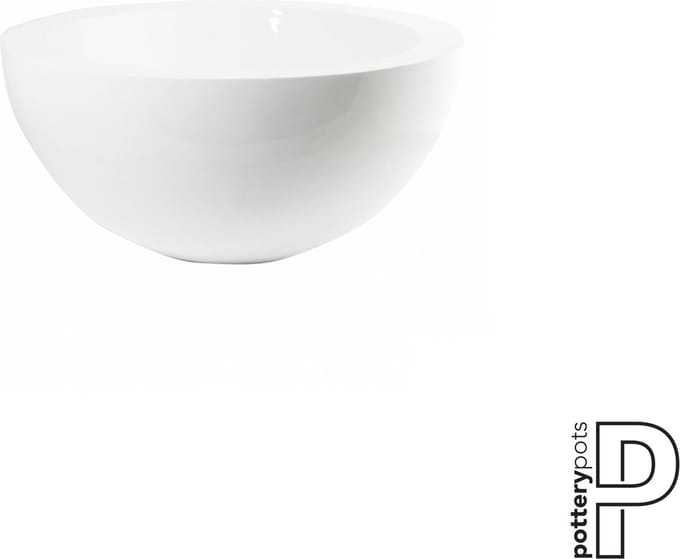 Pottery Pots - Bloempot - Wit - D38 x H18 cm - Opening 34 cm