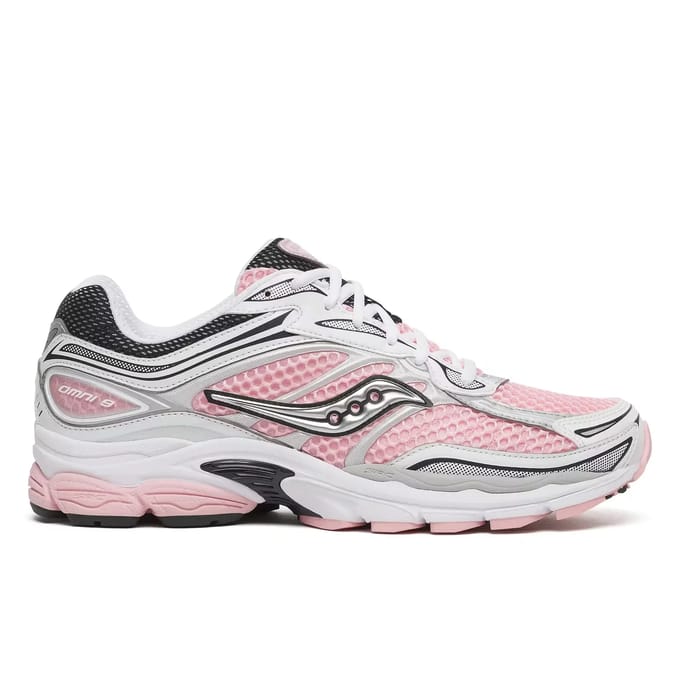 Saucony Progrid Omni 9 Sneakers Dames - Wit - Maat 37 - Mesh/Synthetisch